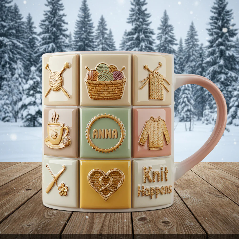Personalized Gifts For Knitting Lovers Coffee Mug