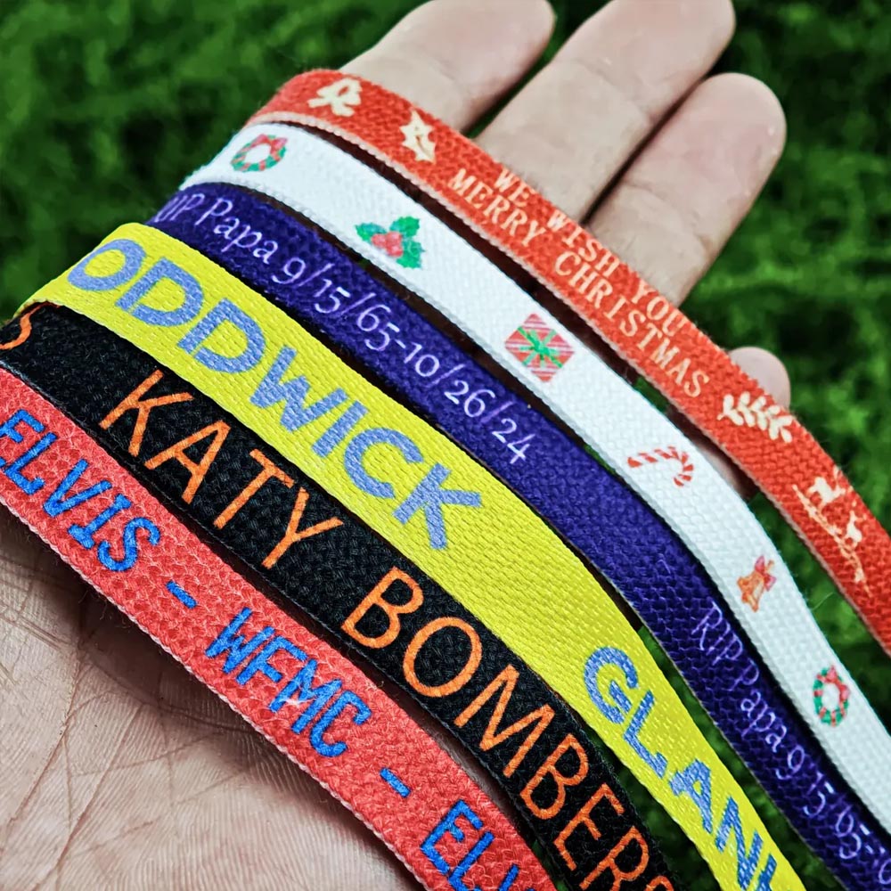 Personalized Photo/Name/Text Shoelaces, Colorful Handmade Shoe Laces for Canvas Shoe, Marathon Decor, Birthday Gift for Family/Sports Lovers/Runners