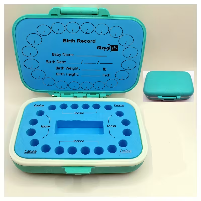 Teeth Storage Keepsake Box, Kids Teeth Storage Box, Tooth Holder, Organizer, Save Children Teeth, Kids Deciduous Teeth Collection, Halloween, Thanksgiving and Christmas Gift