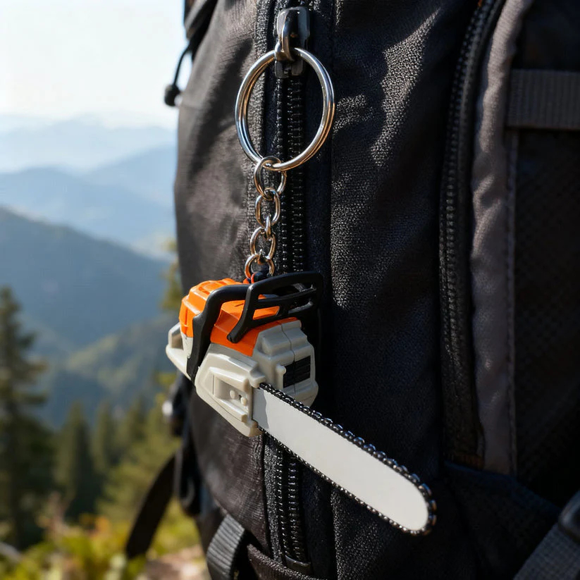 Mini Functional Power ToolKeychain Set