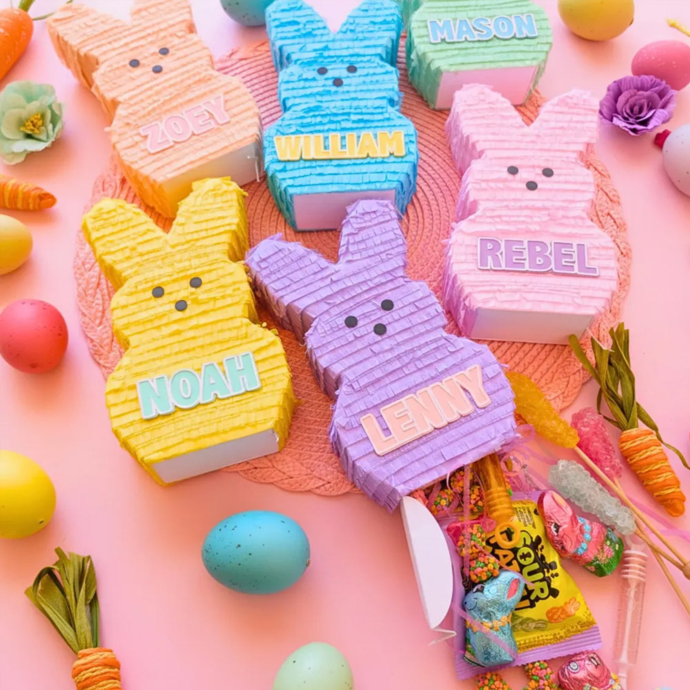 Personalized Peter Rabbit Gift Box with Name, Easter Class Exchange Treat Box, Biscuit Candy Box, Spring Party Favor, Easter Gift for Kids/Boys/Girls