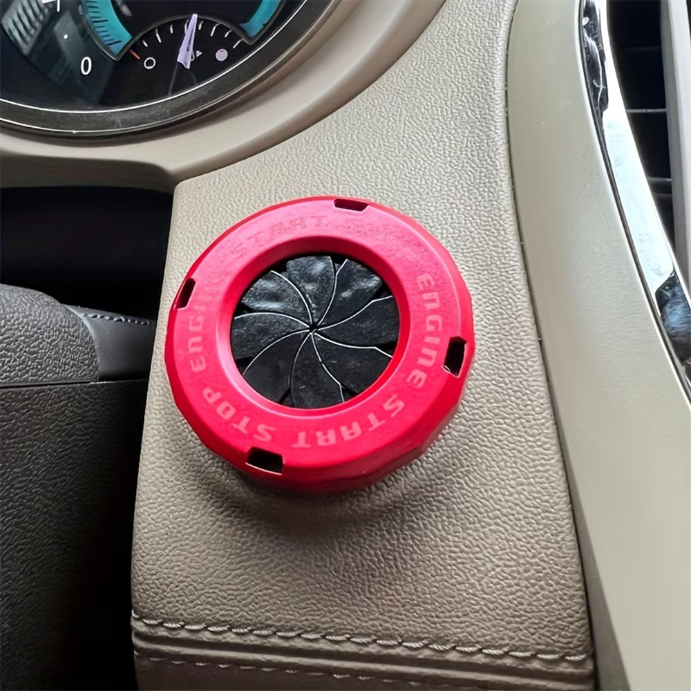 🎁 Personalized Decorative Cover for the One-Button Start Knob of and Motorcycles, A Personalized Ignition Ring for Car Interior Additions