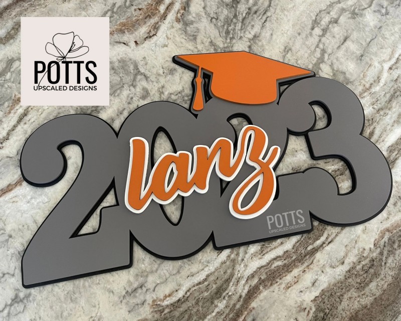 Personalized Deluxe Graduation Sign