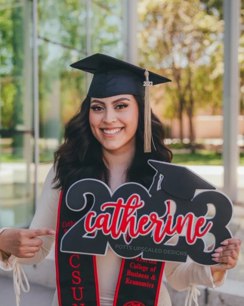 Personalized Deluxe Graduation Sign