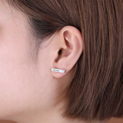 dainty bar earrings	