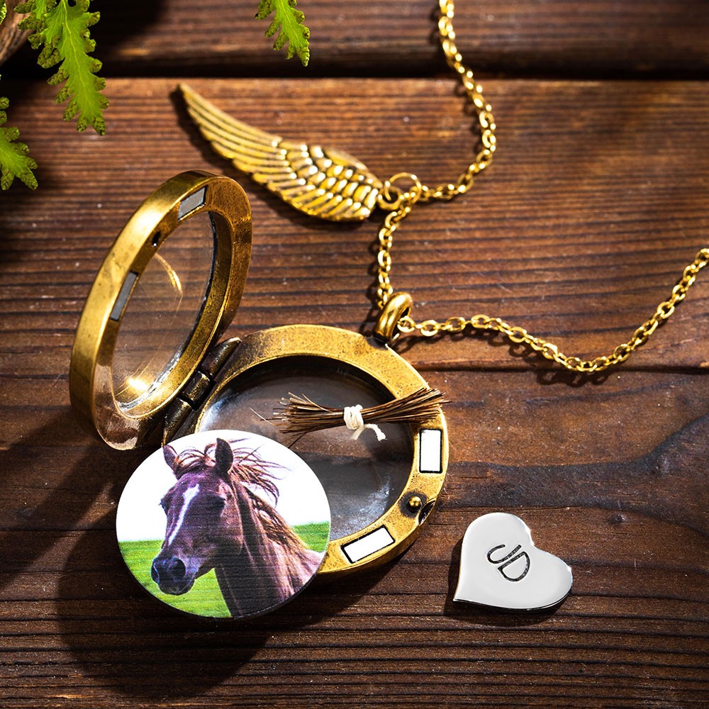 thumbnail image 2 of Callie Personalized Pet Memorial Necklace - Custom Fur & Photo Jewelry For Dog & Cat Lovers 2 of 12