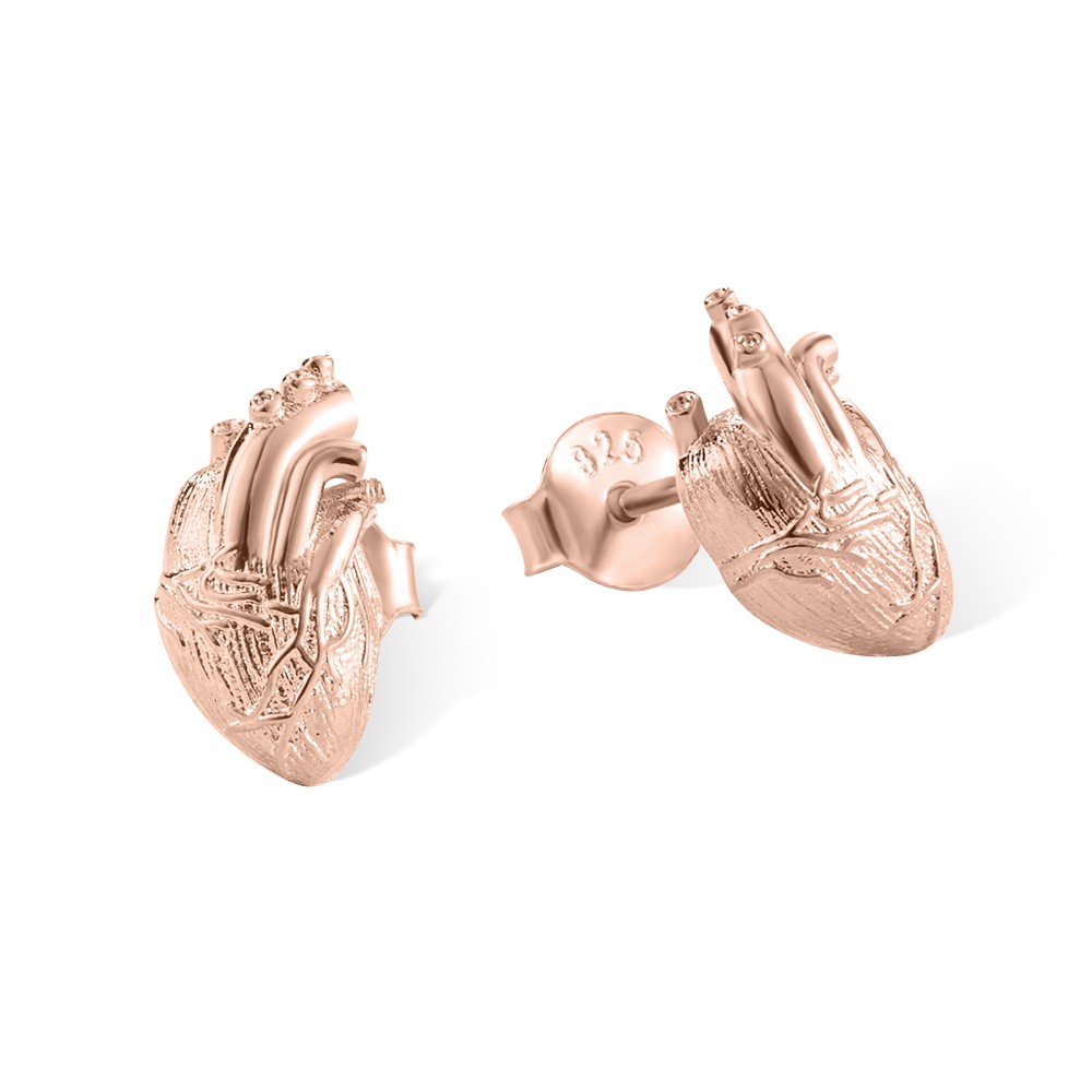anatomical heart charm
