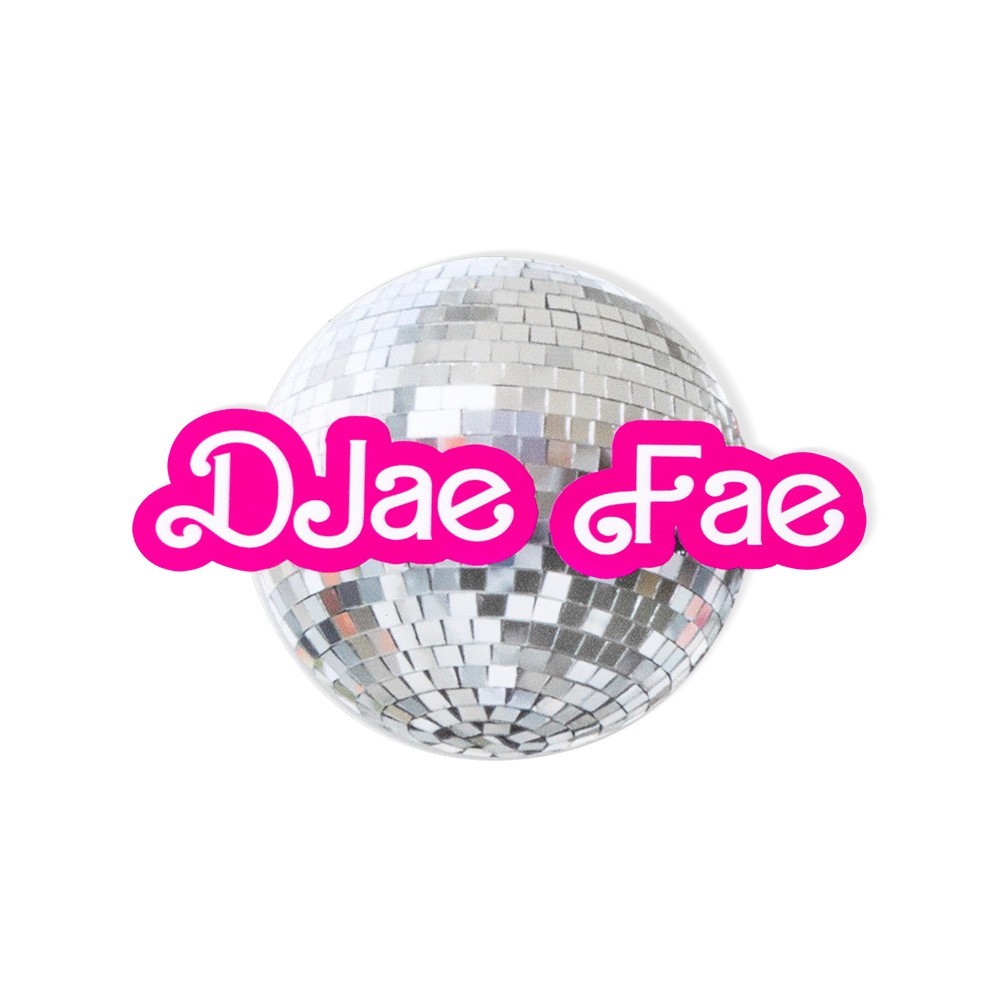 Custom Cute Disco Ball Sticker Vinyl Decal, Stationery/Office Supplies/Bottle Tag, Water Resistant Disco Label, Gift for Family/Friends/Colleagues