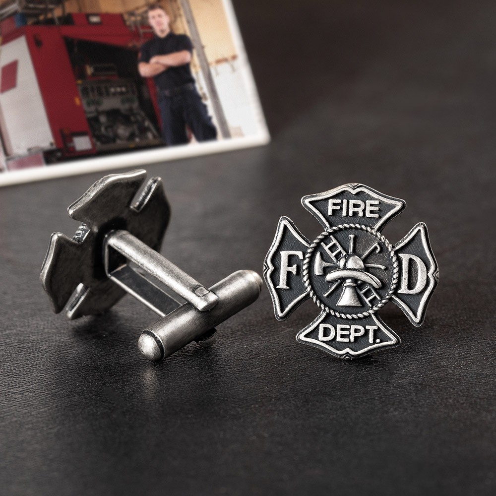Firefighter Department Cufflinks