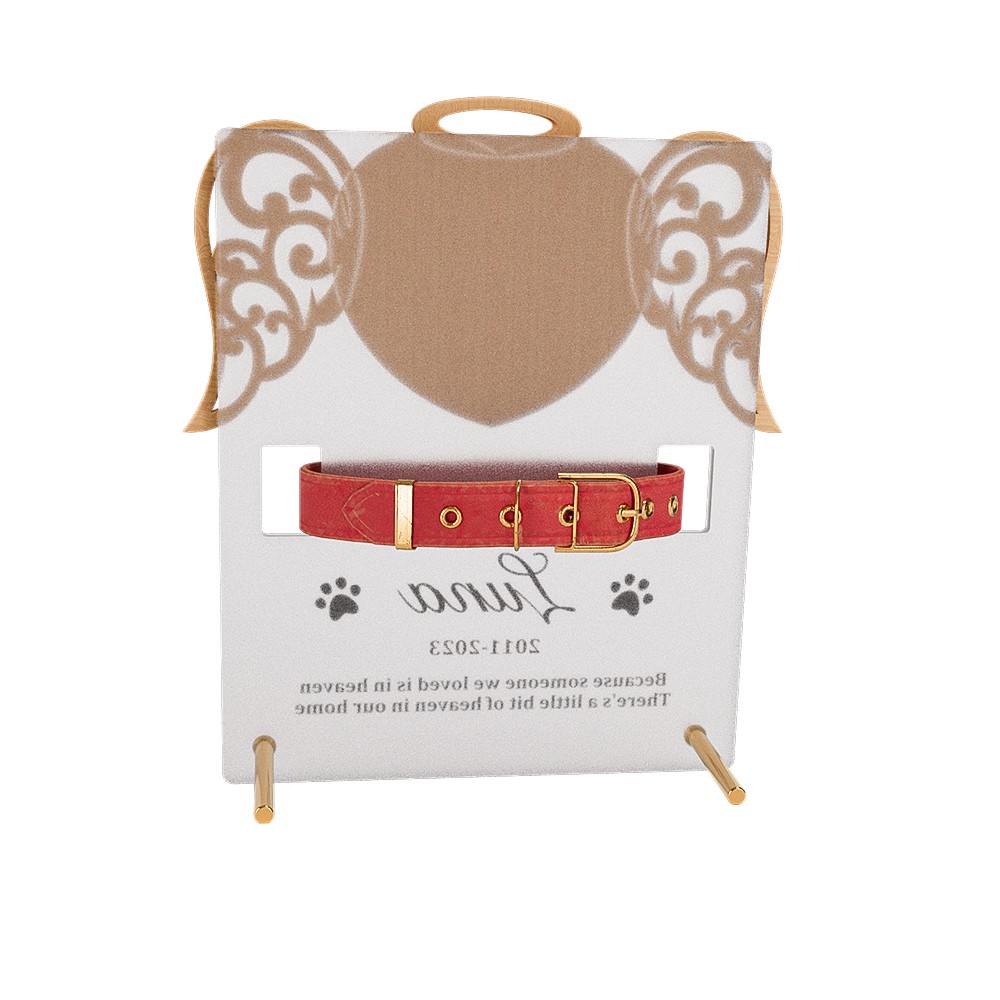 Custom Pet Collar Sign, Collar Holder, Pet Memorial Gift