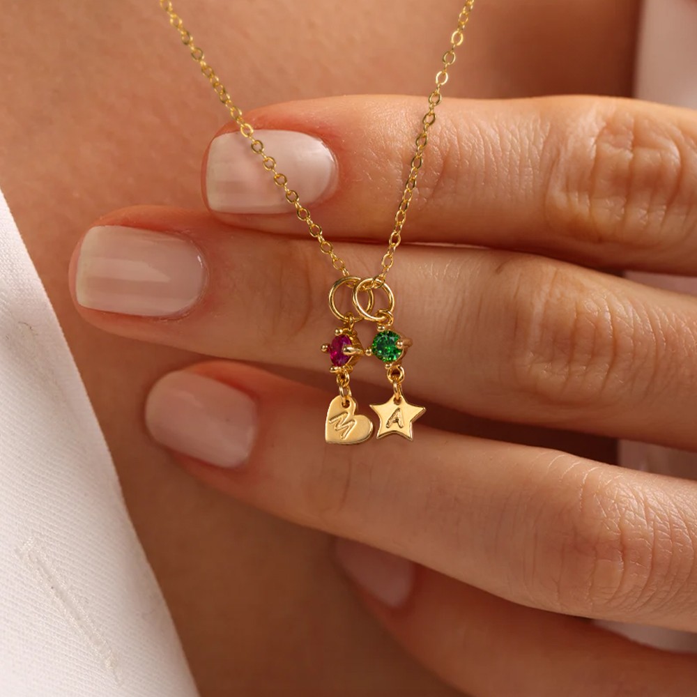 heart and star charm
