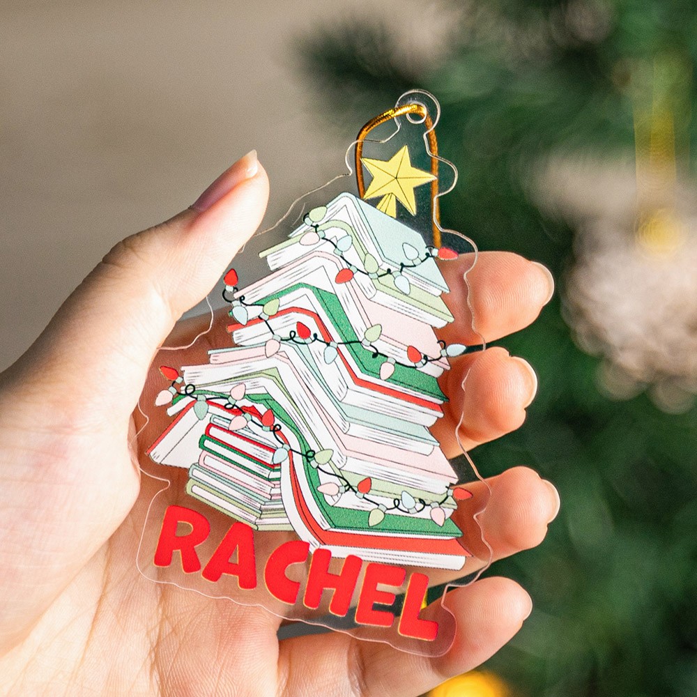bookish ornament