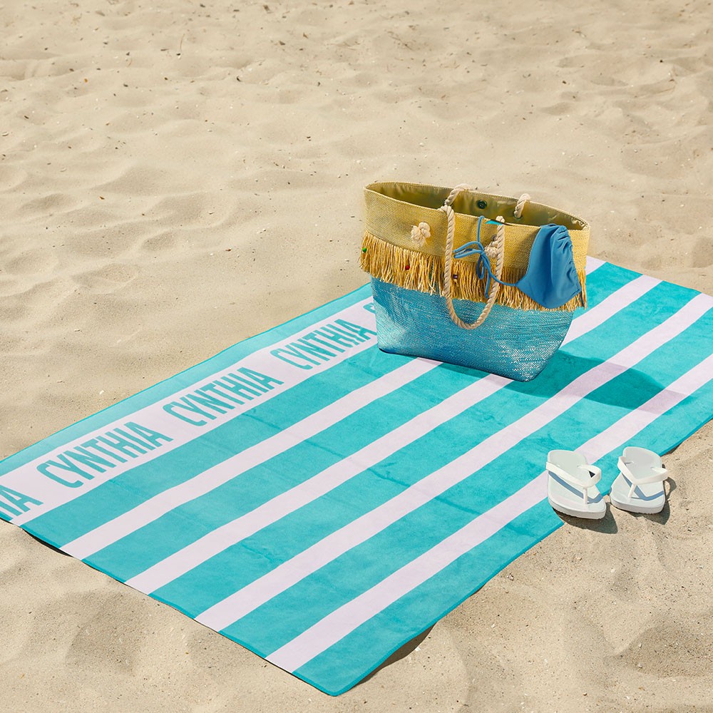Personalized Name Beach Towel