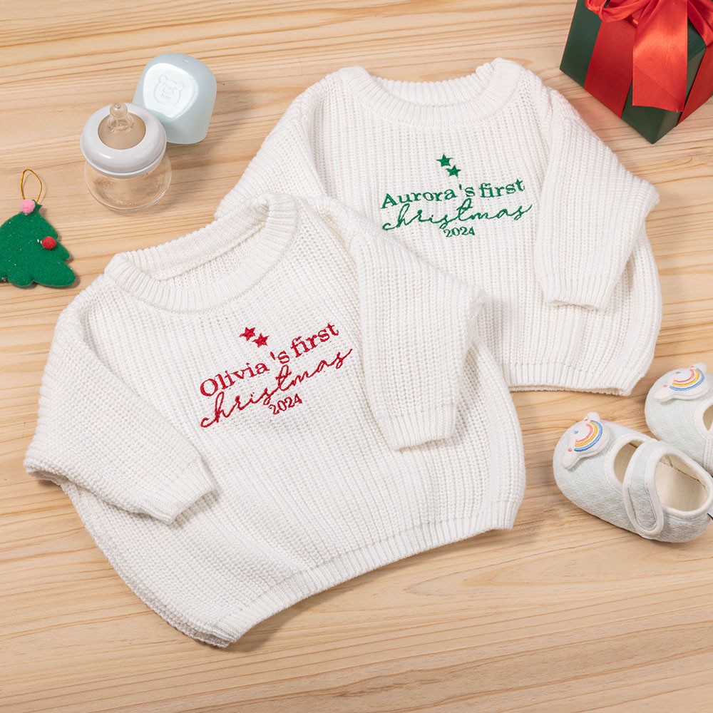 my first christmas baby boy outfit