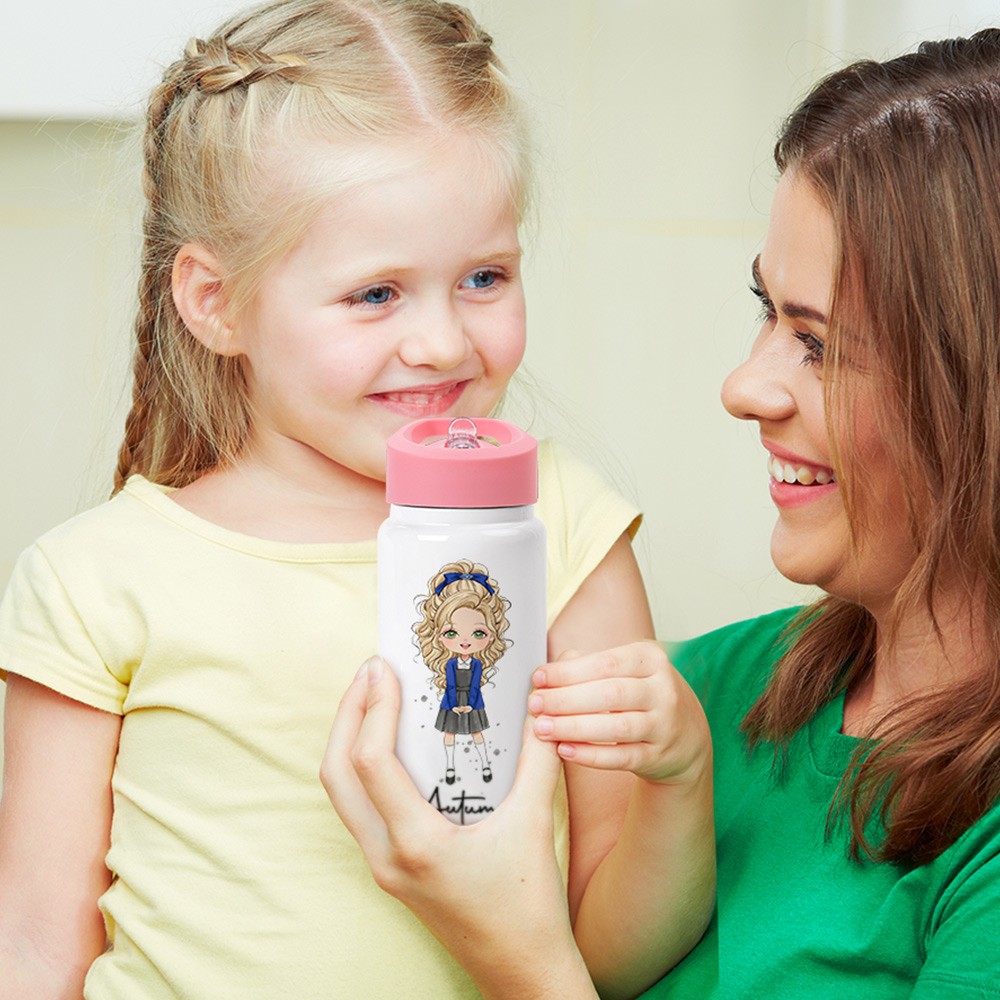 Personalized Name Girls School Tumbler 14oz Stainless Steel Water Personalized Name Girls School Tumbler 14oz Stainless Steel Water