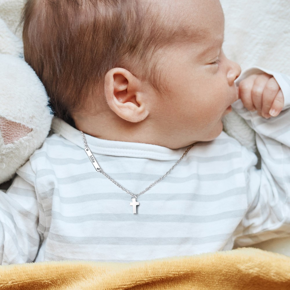 kids cross necklace
