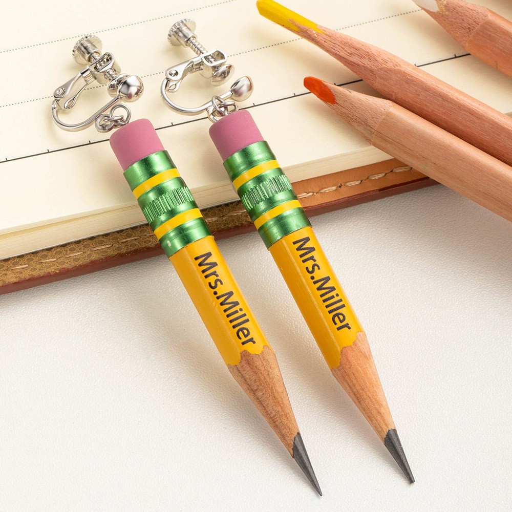 pencil earrings