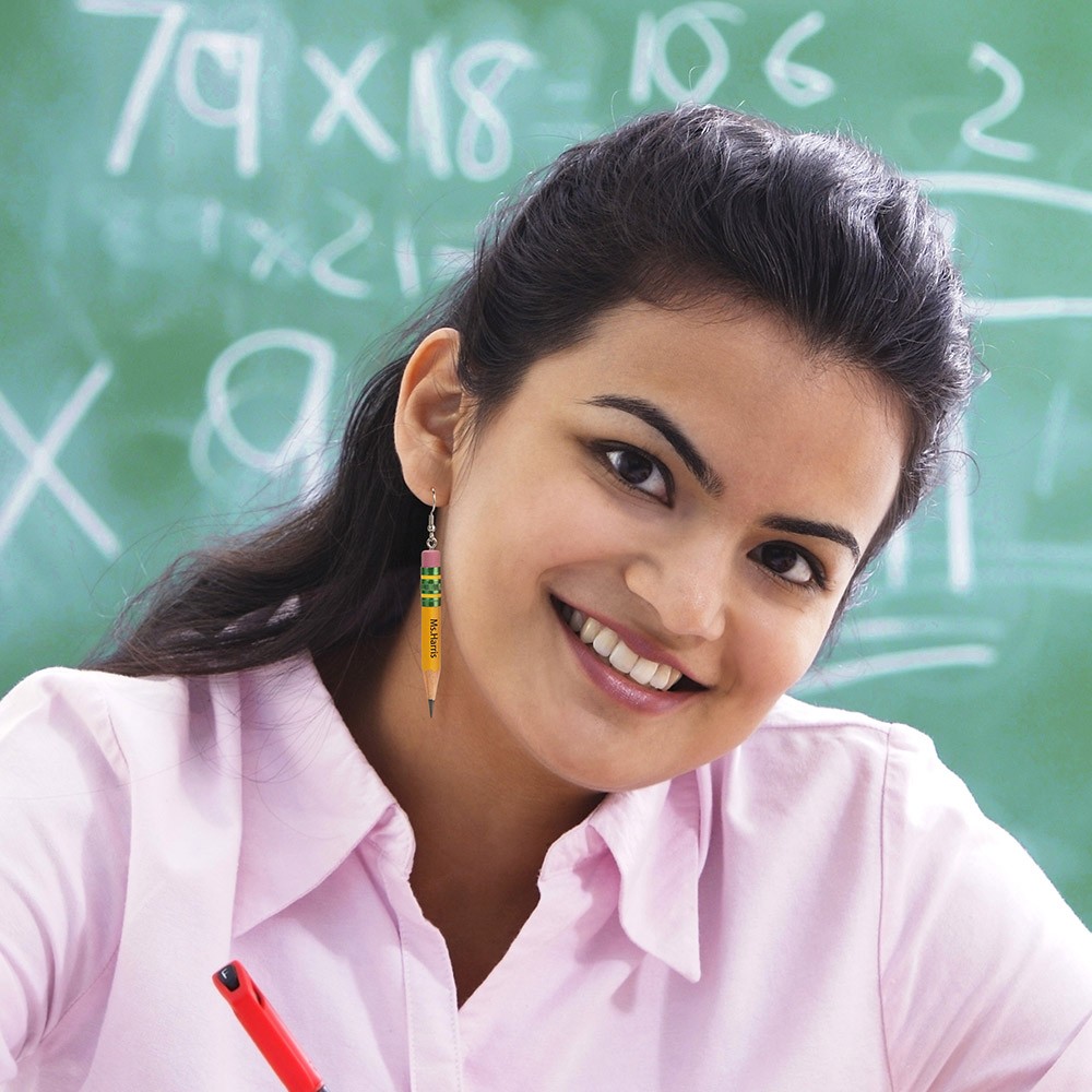 fun teacher earrings for women