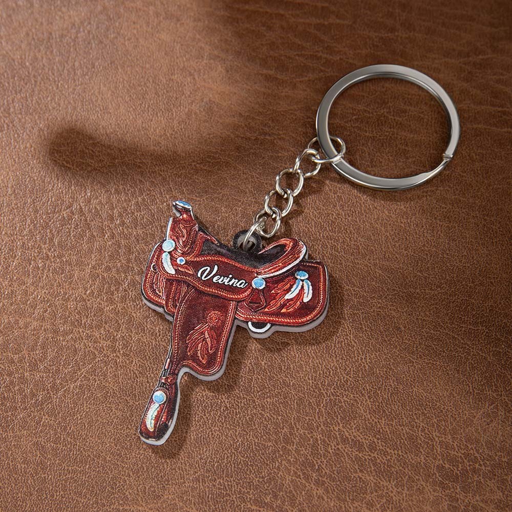 Horse Riders Keychain