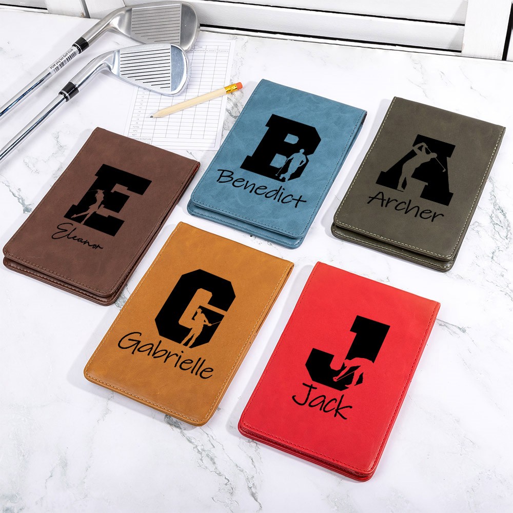Leather Golf Scorecard Holder