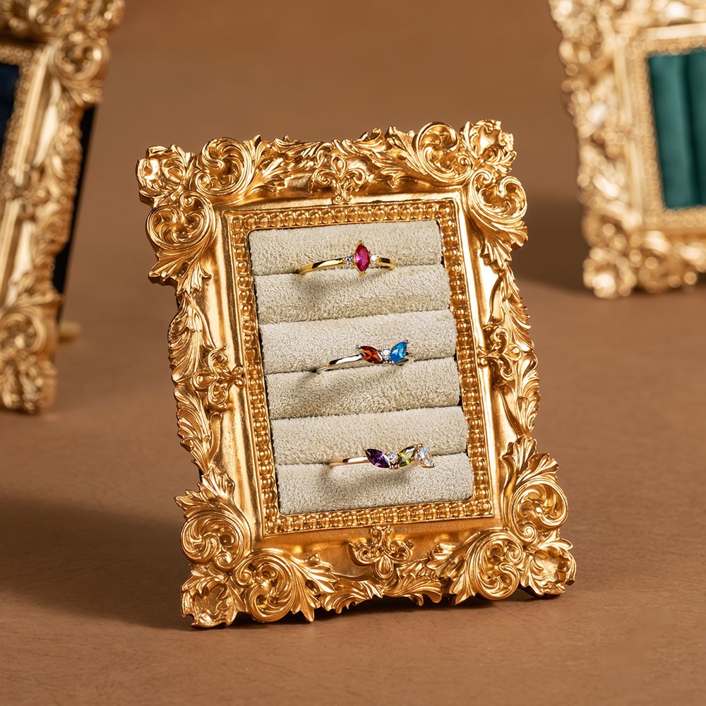 Vintage ring storage rack