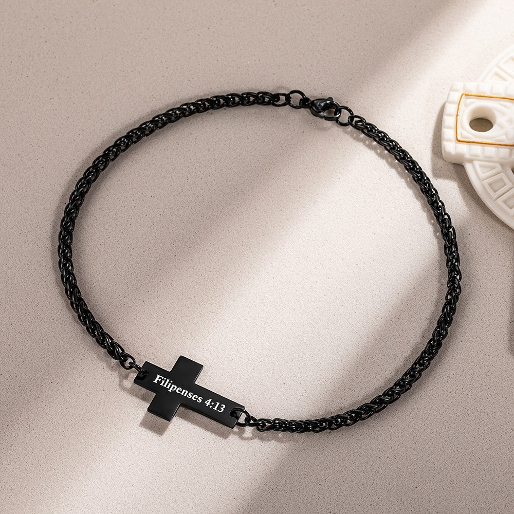 cross men bracelet