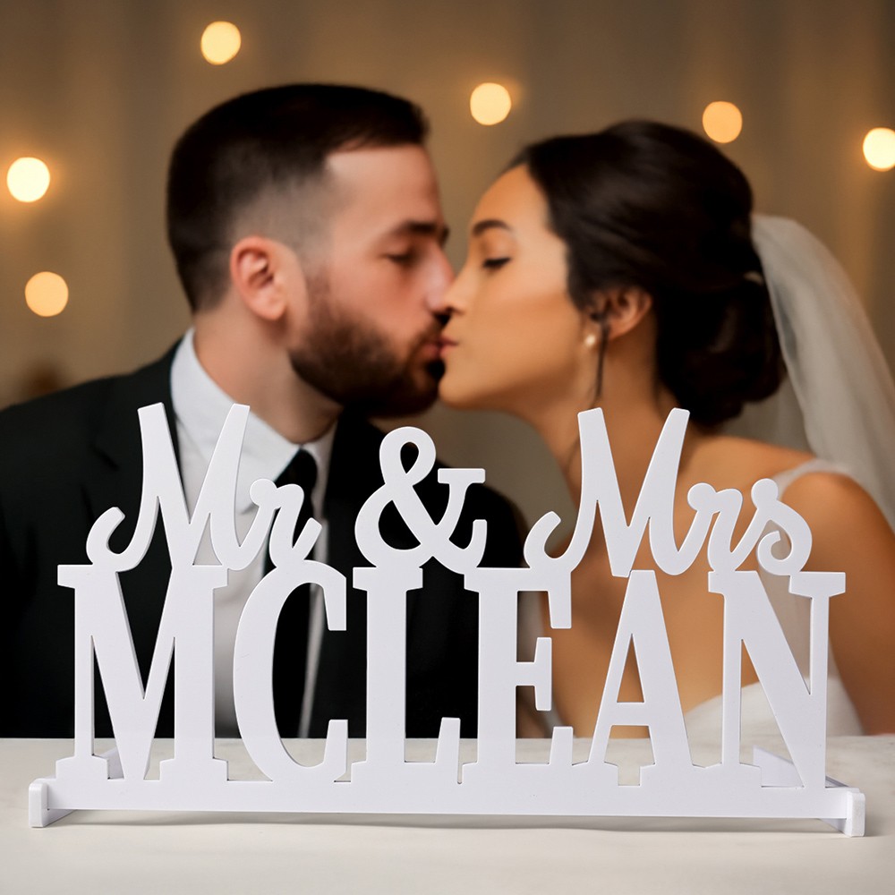 wedding name sign