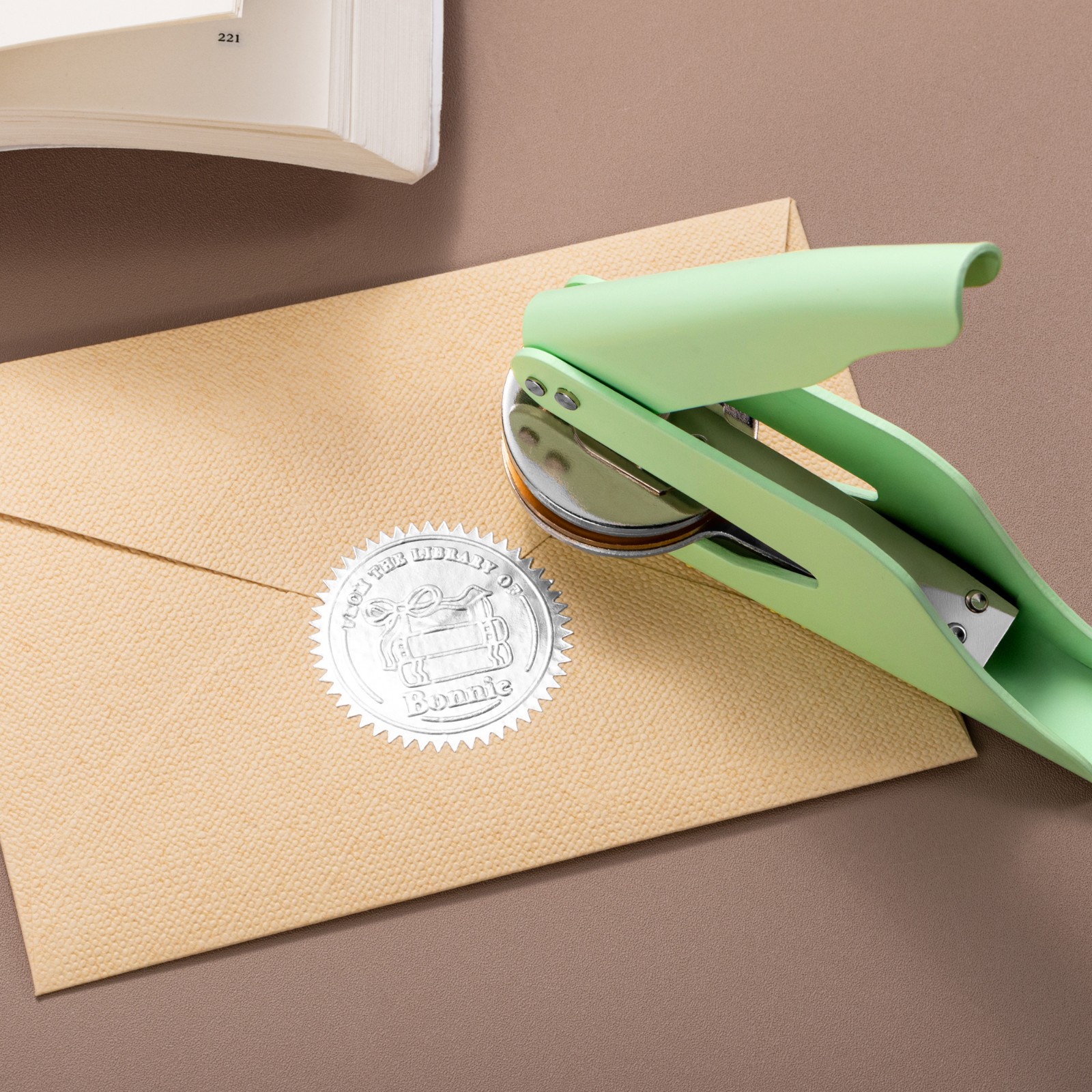 Custom Bow Book Handheld Embossing Kit