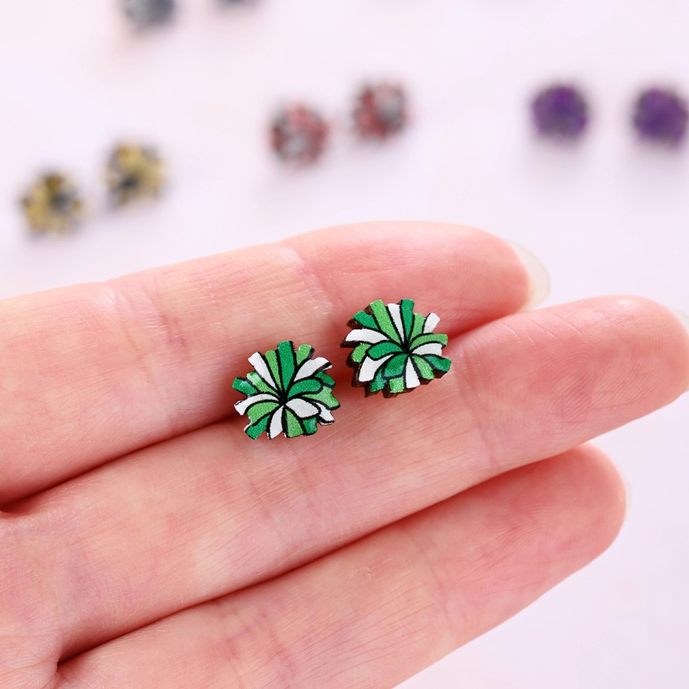 earrings handpainted