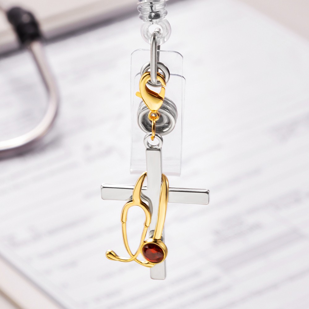 badge reel charms