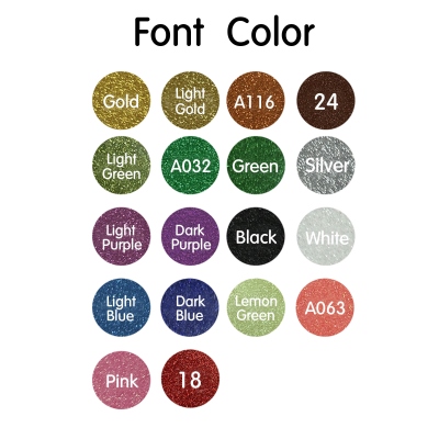 font color
