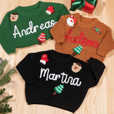 Christmas Baby Knitted Jumper