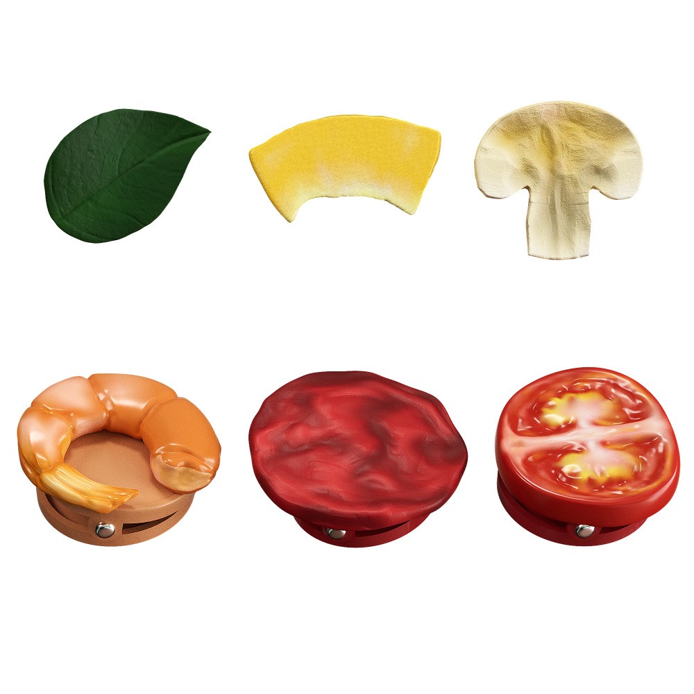 Custom Multifunctional Pizza Fridge Magnet