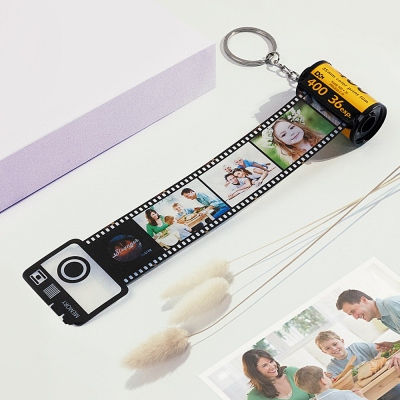 Custom 20 Photos Keychain Romantic Gifts for Lovers & Friends