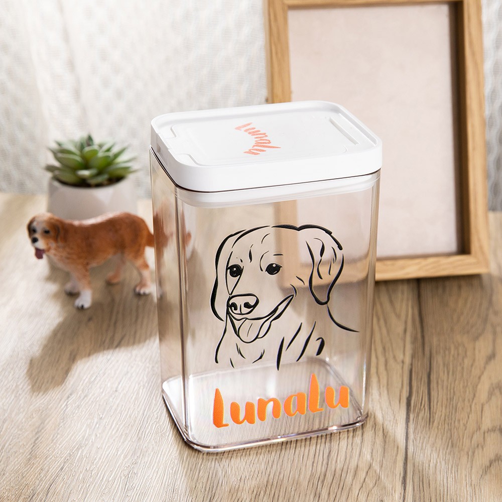 Custom Pet Portrait Treat Box