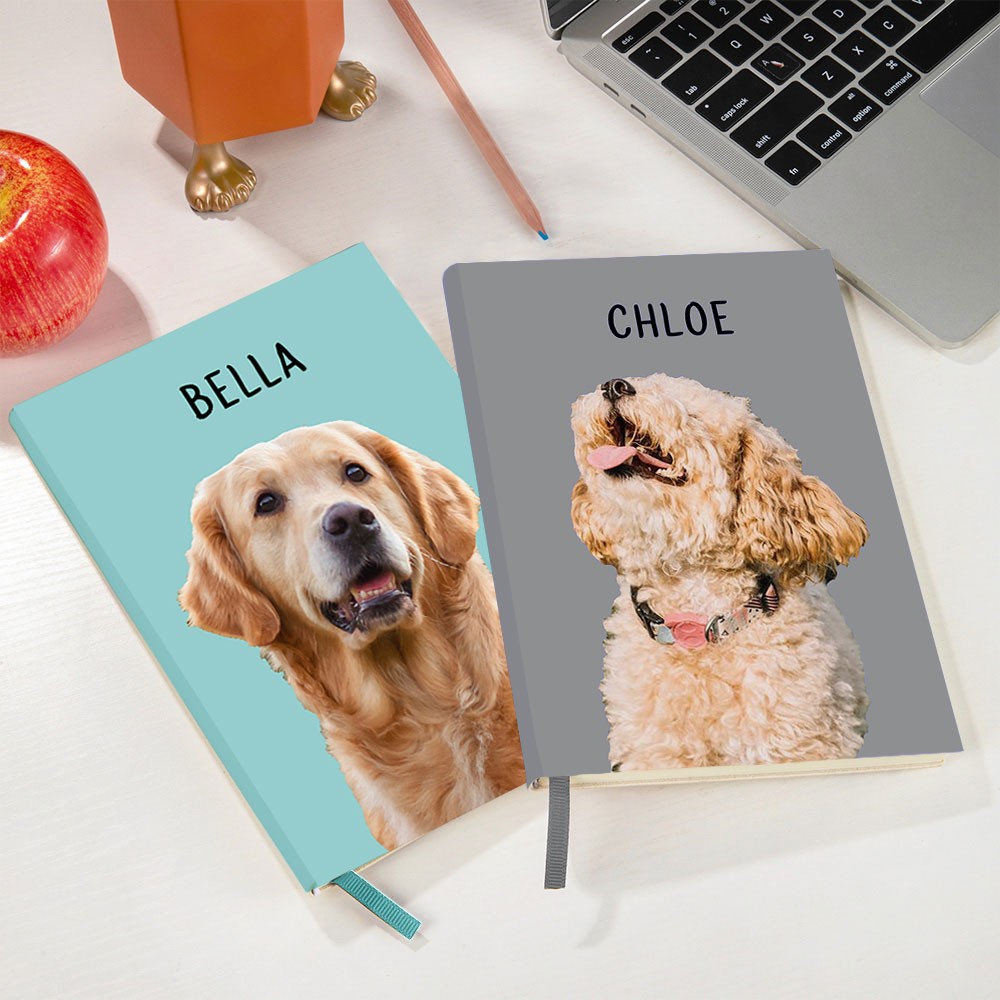 custom pet portrait journal