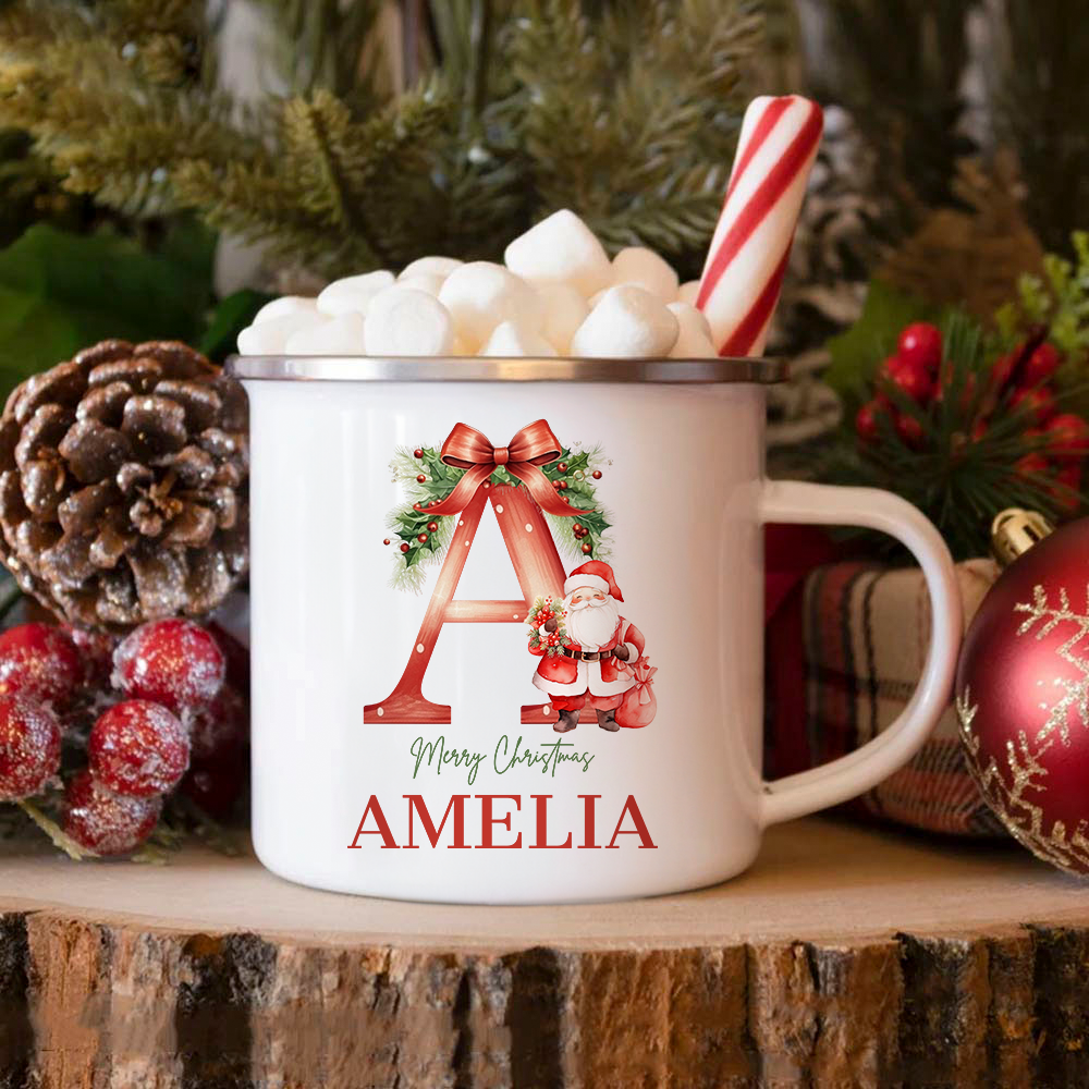 personalized enamel mug