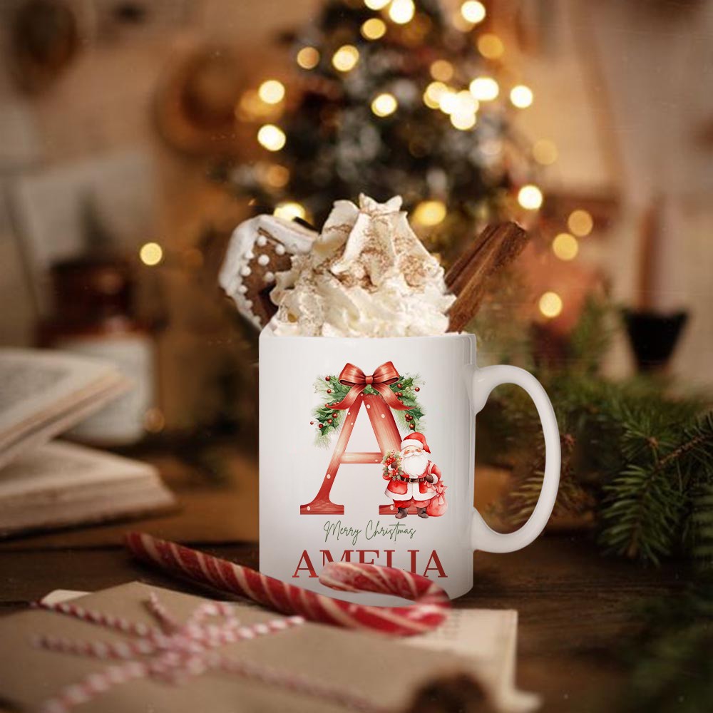 Christmas santa mug