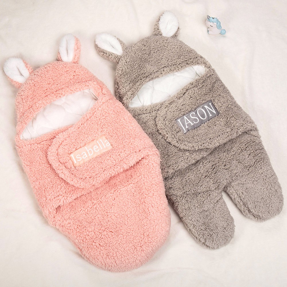 Bunny Bear Fleece Swaddle