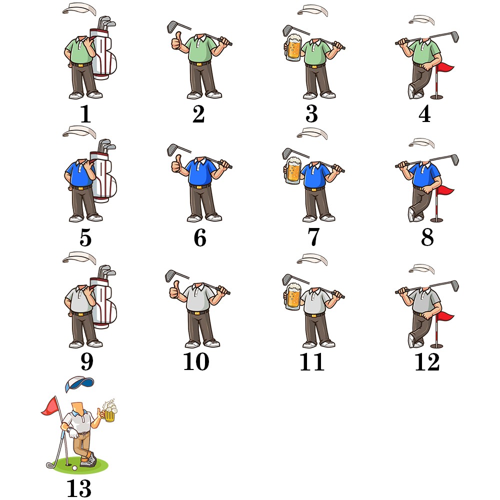 Personalized Golf Scorecard