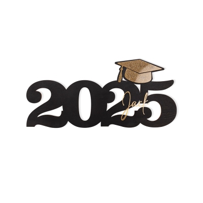 Personalized Graduation Decor Name Sign, Class of 2025 Grad Sign, Graduation Party Centerpiece, Grad Photo Prop, Graduation Gift for Student/Friend