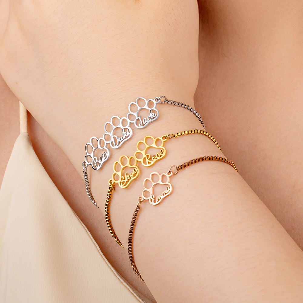 pet paw bracelet