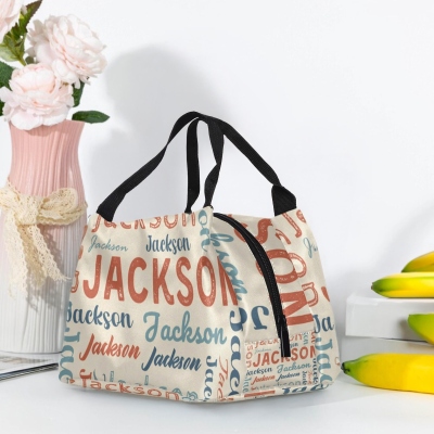 Personalized Kid's Name Lunch Bag