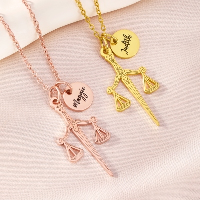 libra necklace