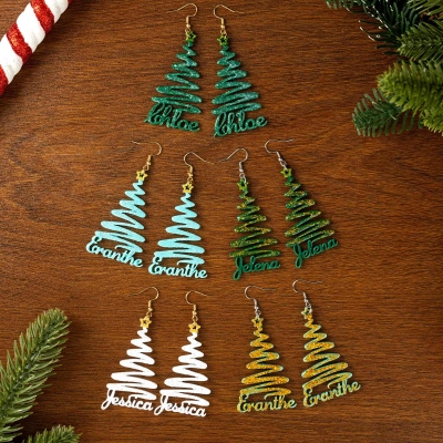 christmas earrings