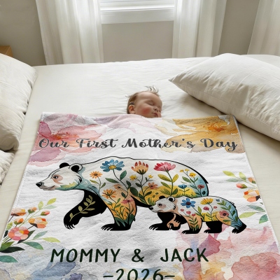 mama bear blanket