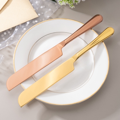 Personalized Engraved Wedding Cake Cutting Set of 2, Custom Name Date Knife Fork with Gift Box, Bridal Party Favor, Housewarming Gift for Couples
