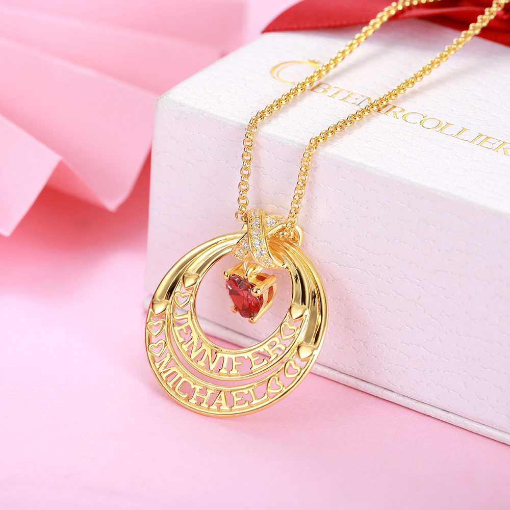 Personalized Eternal Embrace Name Necklace