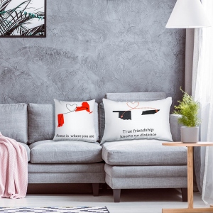 Personalized Long Distance Relationship Pillow
