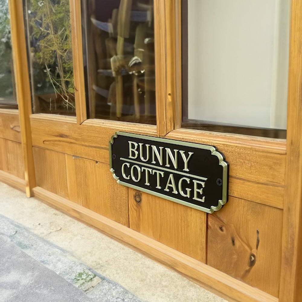 Custom Rabbit Hutch Door Sign, Personalized Funny Bunny Decor, Indoor